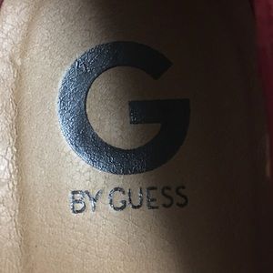 Red Suede Guess Pumps